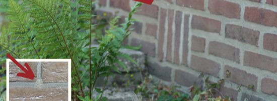 Een nageïsoleerde spouw herkennen 4
